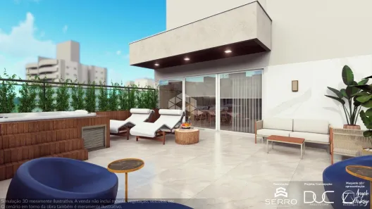 Apartamento com 2 Quartos à venda, 59m² no Pedra Branca, Palhoça