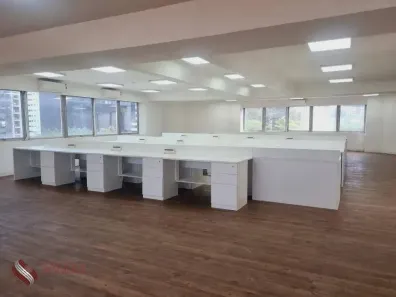 Sala Comercial para alugar, 204m² no Cidade Monções, São Paulo