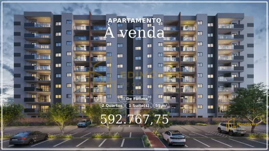 Apartamento com 2 Quartos à venda, 59m² no de Fátima, Serra