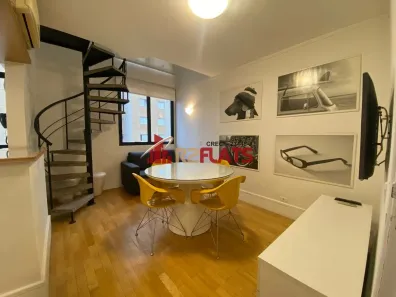 Flat com 1 Quarto para alugar, 44m² no Vila Olímpia, São Paulo