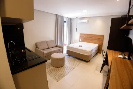 Apartamento com 1 Quarto para alugar, 25m² no Vila Nova, Novo Hamburgo