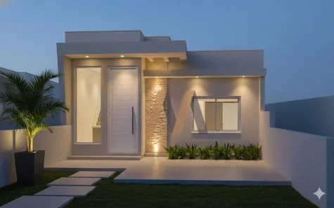 Casa com 2 Quartos à venda, 78m² no Loteamento Jardim Timbaúva, Gravataí