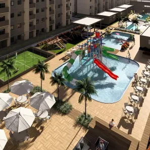 Apartamento com 2 Quartos à venda, 61m² no Gramame, João Pessoa
