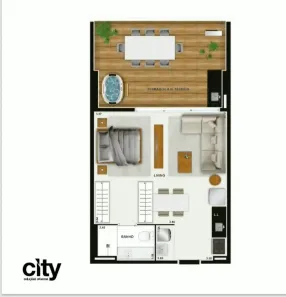 Apartamento com 1 Quarto à venda, 27m² no Setor Bueno, Goiânia