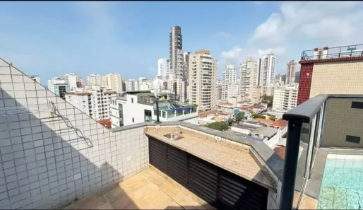 Cobertura com 1 Quarto à venda, 112m² no Pompéia, Santos