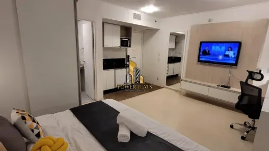 Flat com 1 Quarto para alugar, 30m² no Indianópolis, São Paulo