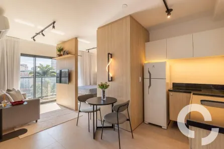 Apartamento com 1 Quarto para alugar, 39m² no Cambuí, Campinas