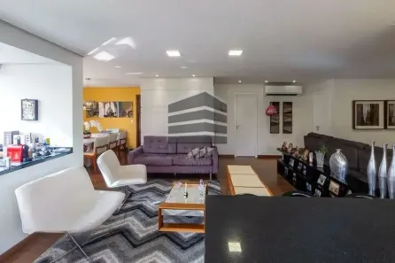 Apartamento com 3 Quartos para alugar, 162m² no Moema, São Paulo