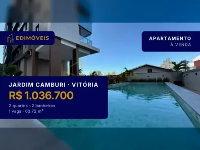 Apartamento com 2 Quartos à venda, 63m² no Jardim Camburi, Vitória