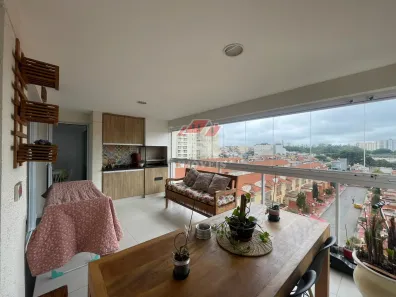 Apartamento com 3 Quartos para alugar, 128m² no Jardim São Caetano, São Caetano do Sul