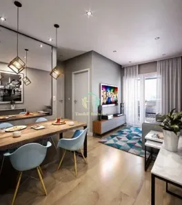 Apartamento com 2 Quartos à venda, 55m² no Vila Tibiriçá, Santo André