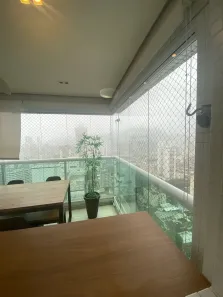 Apartamento com 3 Quartos para alugar, 100m² no Pompéia, Santos