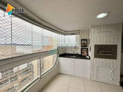 Apartamento com 3 Quartos para alugar, 128m² no Aviação, Praia Grande
