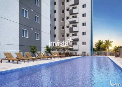 Apartamento com 2 Quartos à venda, 42m² no Jabaquara, Santos