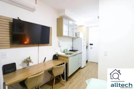 Apartamento com 1 Quarto para alugar, 20m² no Santo Amaro, São Paulo