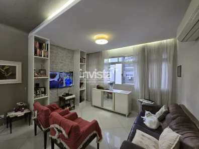 Apartamento com 3 Quartos à venda, 146m² no Gonzaga, Santos