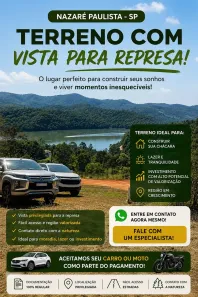 Lote/Terreno à venda, 9000m² no Bairro do Divininho, Nazaré Paulista