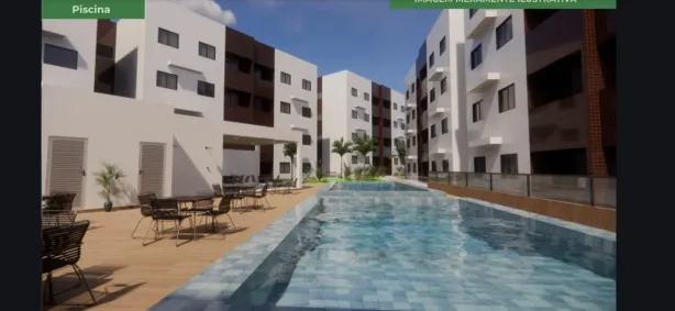 Apartamento com 2 Quartos à venda, 49m² no Cidade dos Colibris, João Pessoa