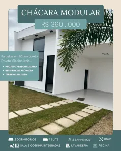 Fazenda/Sítio com 2 Quartos à venda, 86m² no Cachoeira, Cotia