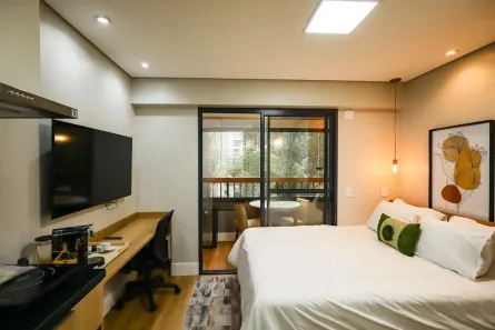 Kitnet com 1 Quarto à venda, 25m² no Brooklin Paulista, São Paulo