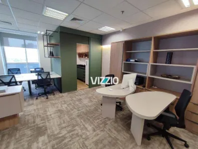 Sala Comercial para alugar, 130m² no Cidade Monções, São Paulo
