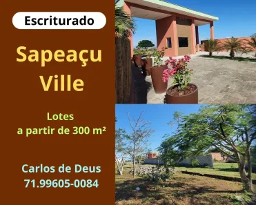 Lote/Terreno à venda, 300m² no , Sapeaçu