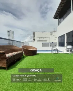 Cobertura com 4 Quartos à venda, 258m² no Graça, Salvador
