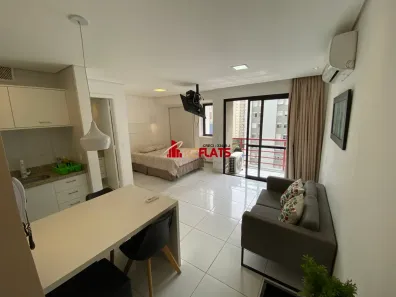 Flat com 1 Quarto para alugar, 35m² no Moema, São Paulo