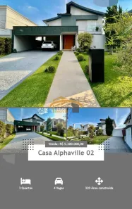 Casa de Condomínio com 3 Quartos à venda, 320m² no Alphaville Residencial Dois, Barueri