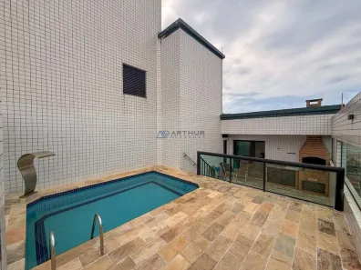 Cobertura com 3 Quartos para alugar, 126m² no Guilhermina, Praia Grande