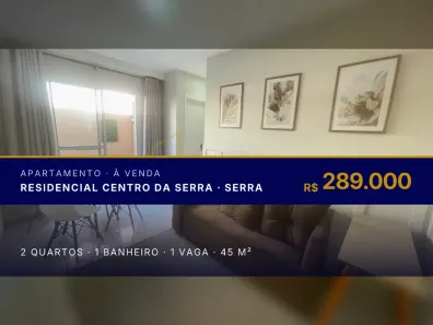 Apartamento com 2 Quartos à venda, 45m² no Residencial Centro da Serra, Serra