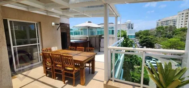 Cobertura com 3 Quartos para alugar, 174m² no Recreio dos Bandeirantes, Rio de Janeiro