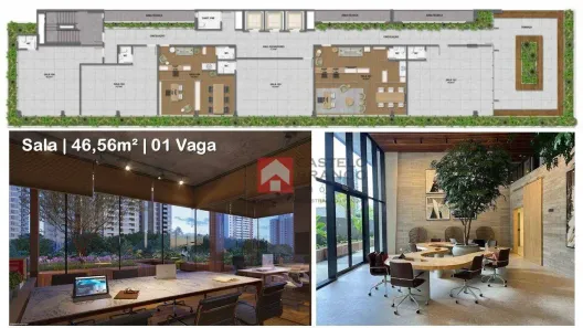 Sala Comercial para alugar, 47m² no Vitória, Salvador