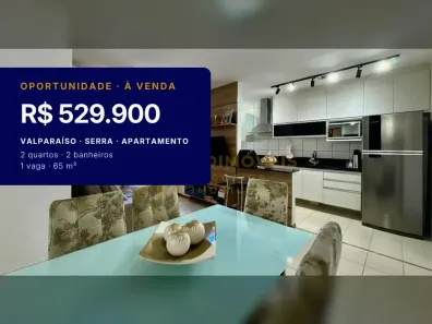 Apartamento com 2 Quartos à venda, 65m² no Valparaíso, Serra