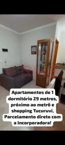 Apartamento com 1 Quarto à venda, 29m² no Vila Gustavo, São Paulo