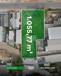 Lote/Terreno à venda, 1056m² no Cambará, Boa Vista