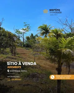Fazenda/Sítio com 2 Quartos à venda, 25000m² no Área Rural de Camaçari, Camaçari
