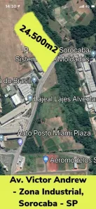 Lote/Terreno à venda, 24500m² no Zona Industrial, Sorocaba