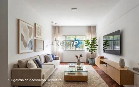 Apartamento com 3 Quartos à venda, 93m² no Humaitá, Rio de Janeiro