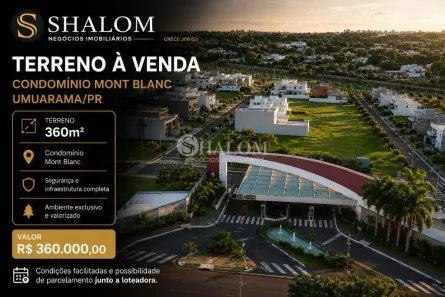 Lote/Terreno à venda, 360m² no Zona VII, Umuarama