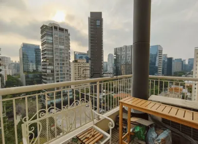 Apartamento com 1 Quarto para alugar, 80m² no Vila Nova Conceição, São Paulo