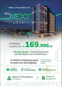Apartamento com 1 Quarto à venda, 22m² no Chanadour, Divinópolis