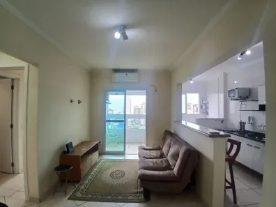 Apartamento com 1 Quarto para venda ou aluguel, 50m² no Aviação, Praia Grande