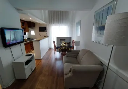 Flat com 1 Quarto para alugar, 52m² no Moema, São Paulo