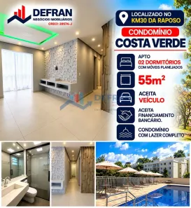 Apartamento com 2 Quartos à venda, 52m² no Jardim Caiapiá, Cotia