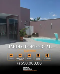 Casa com 2 Quartos à venda, 136m² no Jardim Porto Real, Sertãozinho