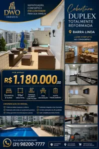 Cobertura com 3 Quartos à venda, 170m² no Barra Olímpica, Rio de Janeiro