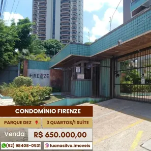 Apartamento com 3 Quartos à venda, 114m² no Chapada, Manaus