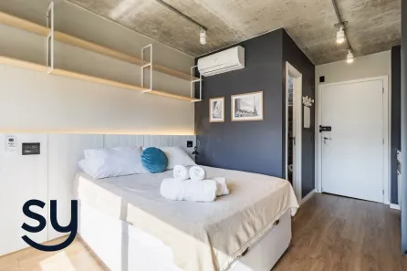 Apartamento com 1 Quarto para venda ou aluguel, 20m² no Santa Cecília, Porto Alegre