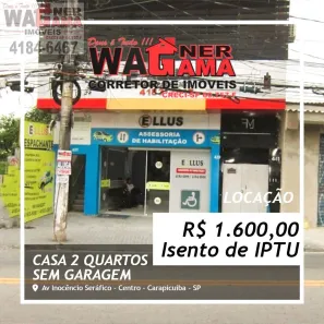 Casa com 2 Quartos para alugar, 80m² no Centro, Carapicuíba
